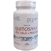 Imagem de QUITOSANA+PECTINA+ PSYLLIUM 120 CAPS 600MG